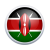 kenya glossy flag